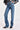 Jean droit bleu en coton bio - KARLOS