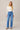 Jean droit bleu taille haute – VELORA