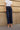 Jean wide leg taille haute bleu brut à boutons dorés – MAELYS
