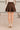 Jupe courte choco - BERYL