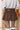 Jupe-short marron effet boule — SELYA