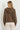 LOU pull à capuche en laine marron - BELLERINA
