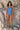 Maillot de bain une pièce rayé bleu pour femme - vue de face