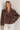 Manteau courte marron style trench – MAELYA