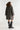 Manteau long en laine à carreaux — JUNY
