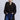 Manteau noir oversize WITHBLACK pour femme - vue de face