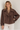 Manteau courte marron style trench – MAELYA