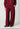 Pantalon fluide bordeaux — CALINA