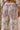 Pantalon fluide imprimé blanc/rose ALINA