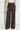 Pantalon large marron à fines rayures – ASTRID