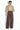 Pantalon large marron en lyocell – RIO