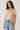 Polo beige à col crochet – SOLENA