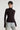 Pull ajusté col roulé en mérinos brun — AWALD