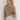 Pull col bateau en maille taupe