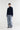 Pull col montant en laine et cachemire marine — SONYS