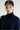 Pull col montant en laine et cachemire marine — SONYS