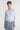 Pull col rond en angora mélangé bleu clair — DATTI