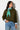 Pull en laine mélangée avec détail écharpe rayée ornée - KURTIS