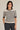 Pull en maille fine rayé à manches courtes — Rayella