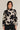 Pull floral à sequins et col montant — Pailia