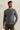 Pull gris chiné col rond PME Legend pour homme - vue de face