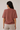Pull manches courtes en maille rose