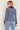 Pull polo rayé bleu marine — LÉONIE