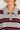 Pull polo rayé bordeaux et gris - NOLYA