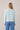 Pull Bellerose femme à rayures bleu ciel et gris - vue de dos