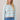 Pull rayé bleu ciel et gris Bellerose pour femme - vue de face