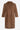 Robe chemise effet suède à manches trois-quarts — Suedella
