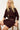 Robe-pull courte aubergine — ATESS