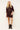 Robe-pull courte aubergine — ATESS