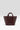 Sac cabas mini en cuir tressé bordeaux — KUB