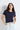 SONOMA t-shirt navy bleu vintage