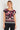 Top ample à motif animalier et pierres scintillantes — Leonia
