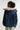 Veste à capuche bleu marine — JENNA