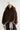 Veste en fausse fourrure marron — JALLIS