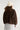 Veste en fausse fourrure marron — JALLIS