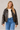 Veste marron effet cuir Bellerose pour femme - vue de face