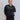 Veste noire effet cuir WITHBLACK pour femme coupe oversize - vue de face