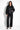 Veste noire effet cuir oversize – ZELYA