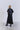 Veste noire oversize WITHBLACK femme effet cuir - vue de dos