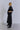 Veste noire oversize WITHBLACK femme effet cuir - vue cote