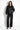 Veste noire effet cuir oversize – ZELYA